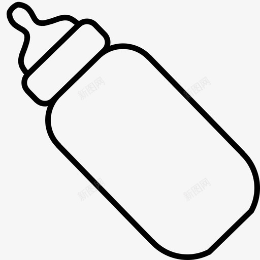 婴儿奶瓶牛奶儿童图标svg_新图网 https://ixintu.com 儿童 婴儿 婴儿奶瓶 婴儿生活 宽 干燥 成型 清洁 牛奶 顺