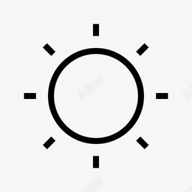 太阳信号设置图标图标