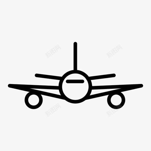 飞机高标记图标svg_新图网 https://ixintu.com 删除 另一个 忽略 旅行 机场 标记 运输 飞机 飞行 高