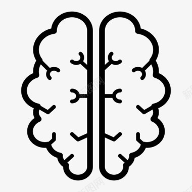 大脑教育科学图标图标