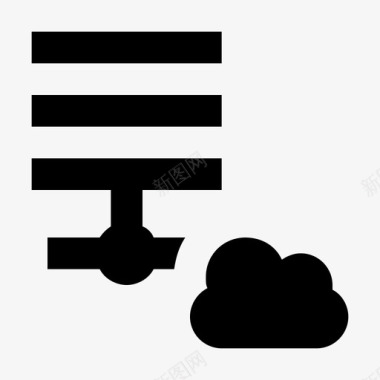 网络服务器服务器存储服务器连接图标图标