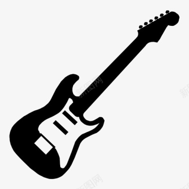 电吉他表演片乐器图标图标