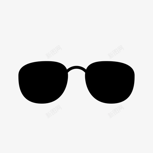太阳镜光灰色防紫外线图标svg_新图网 https://ixintu.com 乔酷 光灰色 墨镜 太阳镜 护目镜 眼镜 防紫外线