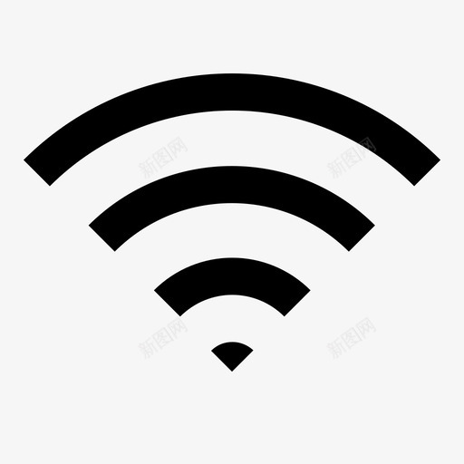 wifi连接热点图标svg_新图网 https://ixintu.com wifi 互联网 信号 波长 热点 网络 网络wifi互联网 连接