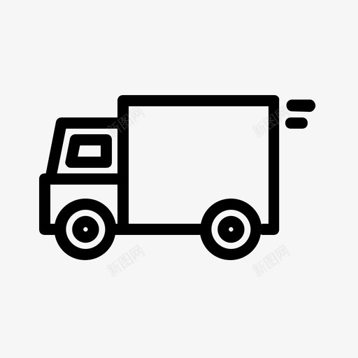 移动货车运输信号图标svg_新图网 https://ixintu.com 交货 信号 另一个 工会 延期 标记 混合线图标 物流 移动货车 运输