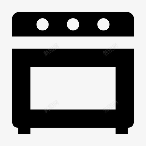 灶烤用具图标svg_新图网 https://ixintu.com 家电材料设计图标 灶 炒 烤 用具