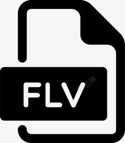 flash下载flvflash视频文件图标高清图片