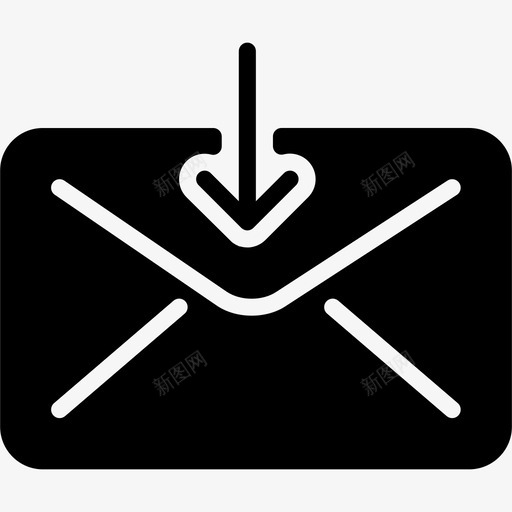 收件箱通信电子邮件图标svg_新图网 https://ixintu.com 响应 忽略 收件箱 消息 电子邮件 组织 自由设置实心图标 通信