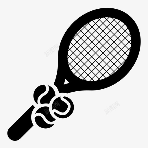 网球网球拍运动图标svg_新图网 https://ixintu.com 不 大胆 已售出 持有 球拍 网球 网球拍 美国公开赛 运动 金牌