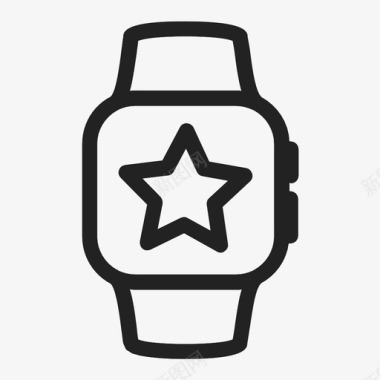 智能手表之星标志更多图标图标