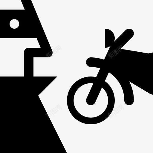 摩托车贼城市旅行图标svg_新图网 https://ixintu.com 保安 偷窃 城市 抢劫 摩托车贼 旅行 车辆盗窃 锁
