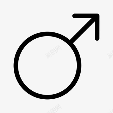 男性不火星图标图标