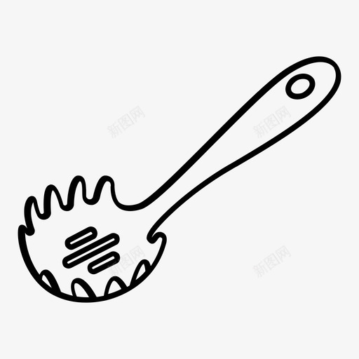 开槽勺勺子已售出图标svg_新图网 https://ixintu.com 勺子 厨具ii轮廓 厨房 已售出 开槽勺 无 服务器 粗体 货舱 面条 餐具 黄金