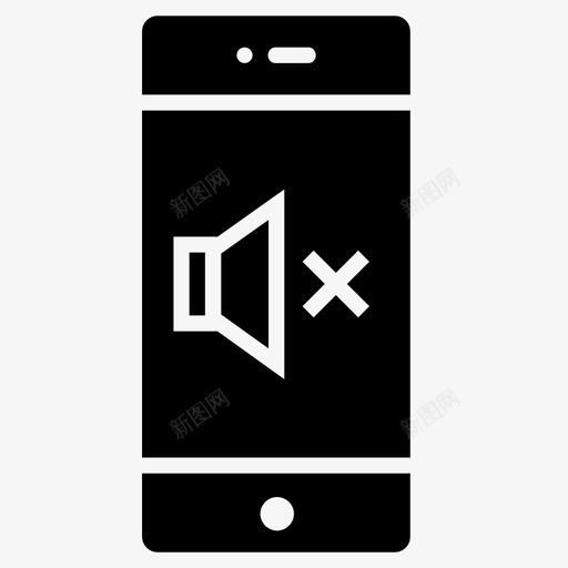 静音语音派图标svg_新图网 https://ixintu.com 低 干燥 成型 派 清洁 界面 移动和服务第1卷固态 精致 语音 静音 音量