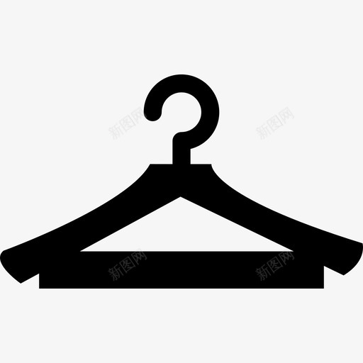 衣架工具和用具购物图标svg_新图网 https://ixintu.com 工具和用具 衣架 购物