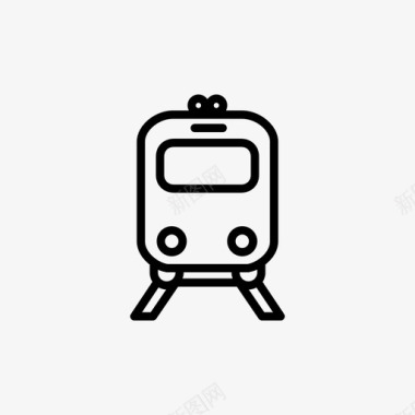 火车旅行交通图标图标
