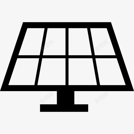 太阳能电池板工具和器具科学图标svg_新图网 https://ixintu.com 太阳能电池板 工具和器具 科学图标