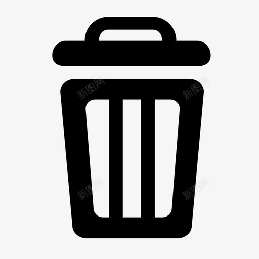 垃圾桶更多标记图标svg_新图网 https://ixintu.com 删除 垃圾 垃圾桶 忽略 更多 标记 转发