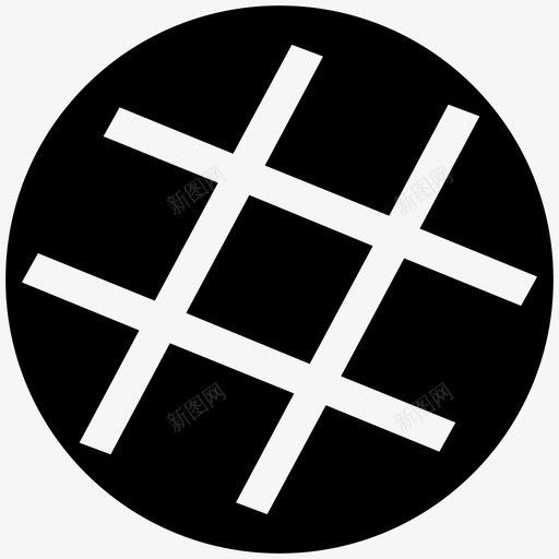 hashtaghashtagtwitter网格图标svg_新图网 https://ixintu.com hashtag hashtagtwitter网格