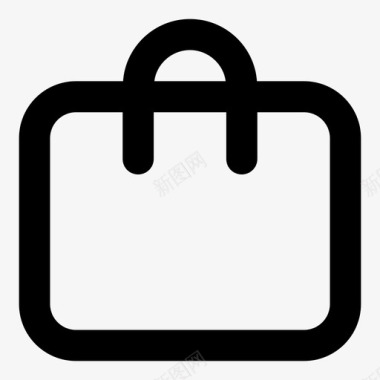 购物袋标记行李图标图标