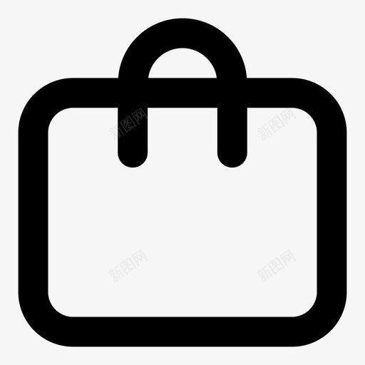 购物袋标记行李图标svg_新图网 https://ixintu.com 删除 另一个 忽略 时尚 标记 检查 篮子 行李 购物交付提纲加粗 购物袋