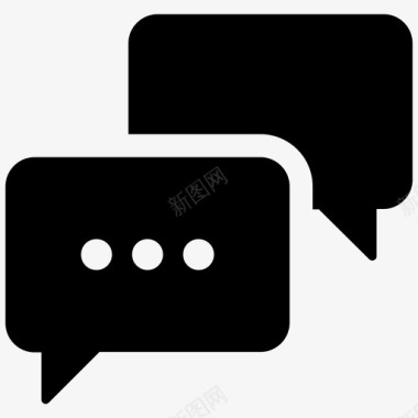 对话短信信息图标图标
