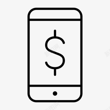 手机支付银行手机图标图标
