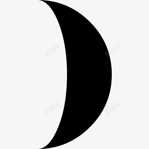 月相界面符号天气月相4图标svg_新图网 https://ixintu.com 天气 月相4 月相界面符号