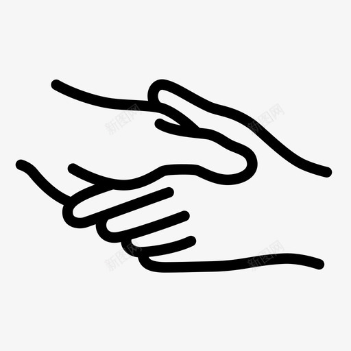 握手友谊交易图标svg_新图网 https://ixintu.com 交易 协作 友谊 合作 帮助之手 手势 握手 注意力 活动 行动