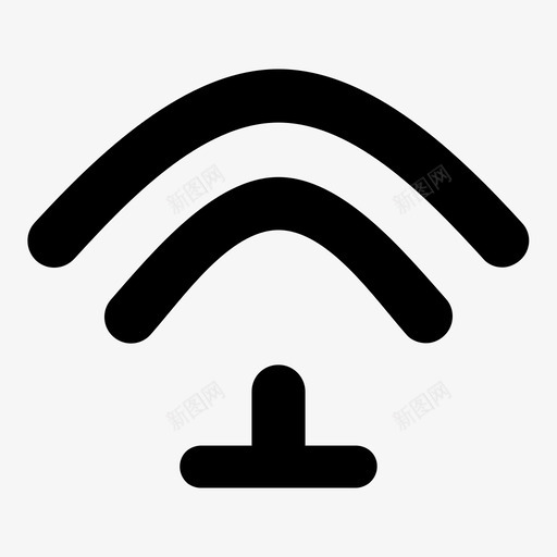 物联网云计算机图标svg_新图网 https://ixintu.com wifi 云 家庭网络 数据 物联网 计算机 连接