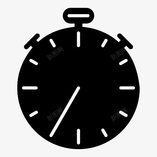 秒表35时钟持续时间图标svg_新图网 https://ixintu.com 固体收集 小工具 持续时间 时钟 时间 秒 秒表35 计时器
