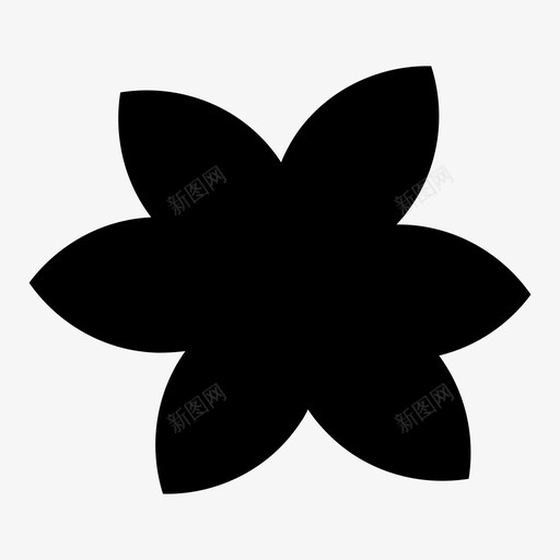 花加植物图标svg_新图网 https://ixintu.com 删除 加 忽略 指示 检查 植物 浪漫 自然 花 药草