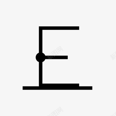 字母表e图标图标