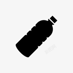 可降解标志水瓶口渴便携图标高清图片