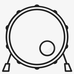 锯加鼓低音鼓加多图标高清图片