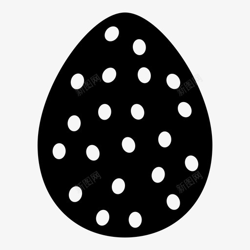鸡蛋庆祝复活节图标svg_新图网 https://ixintu.com 周日 圆点 复活节 庆祝 斑点 雀斑 鸡蛋 鹌鹑