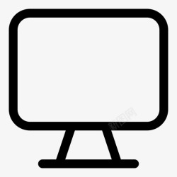 pc展示显示器屏幕演示文稿图标高清图片