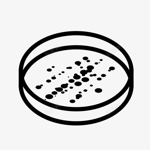 培养皿细菌生物学图标svg_新图网 https://ixintu.com 分子 培养皿 实验 有机体 生物学 生长 科学技术 细菌 腐烂