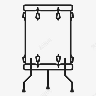 地板鼓鼓手地板图标图标