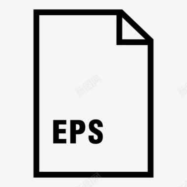 eps文件postscript纸张图标图标