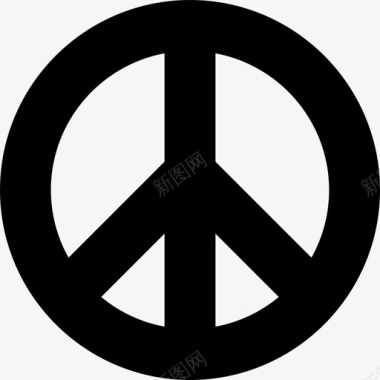 和平的象征符号宇宙图标图标