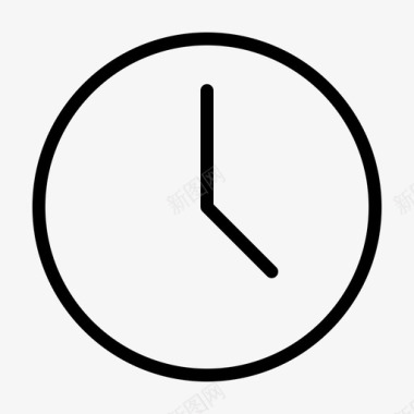 时钟手表可用性图标图标