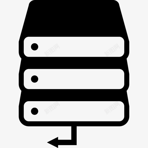 多磁盘接口工具符号基本图标svg_新图网 https://ixintu.com 基本图标 多磁盘接口工具符号