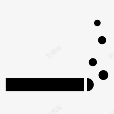 香烟气泡烟图标图标
