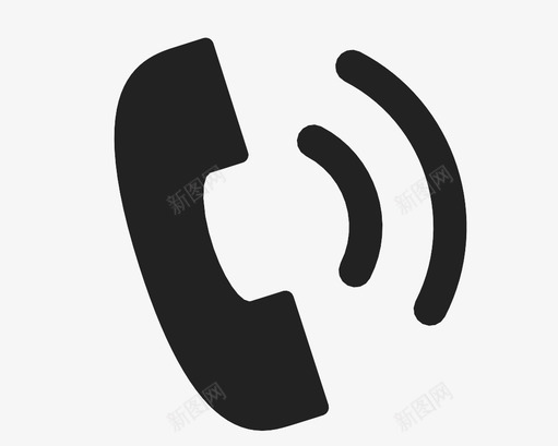 电话通话旋转图标svg_新图网 https://ixintu.com 呼叫 手机 旋转 电话 联系人 通信 通话 铃声