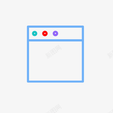 浏览器窗口用户界面图标图标
