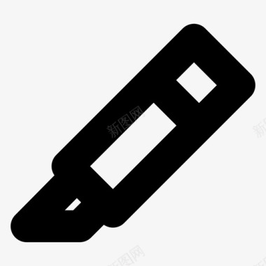 荧光笔信号标记图标图标
