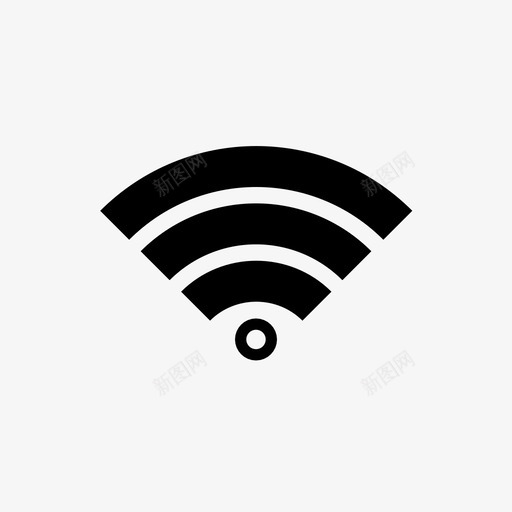 wifi连接互联网图标svg_新图网 https://ixintu.com web wifi wifi网络接收 互联网 信号 接收 无线连接 网络 连接