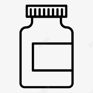 药瓶治疗处方图标图标