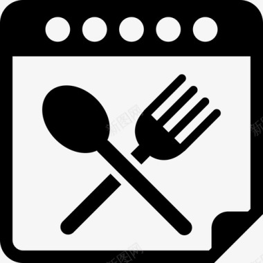 餐厅日期日历页面界面日历图标图标